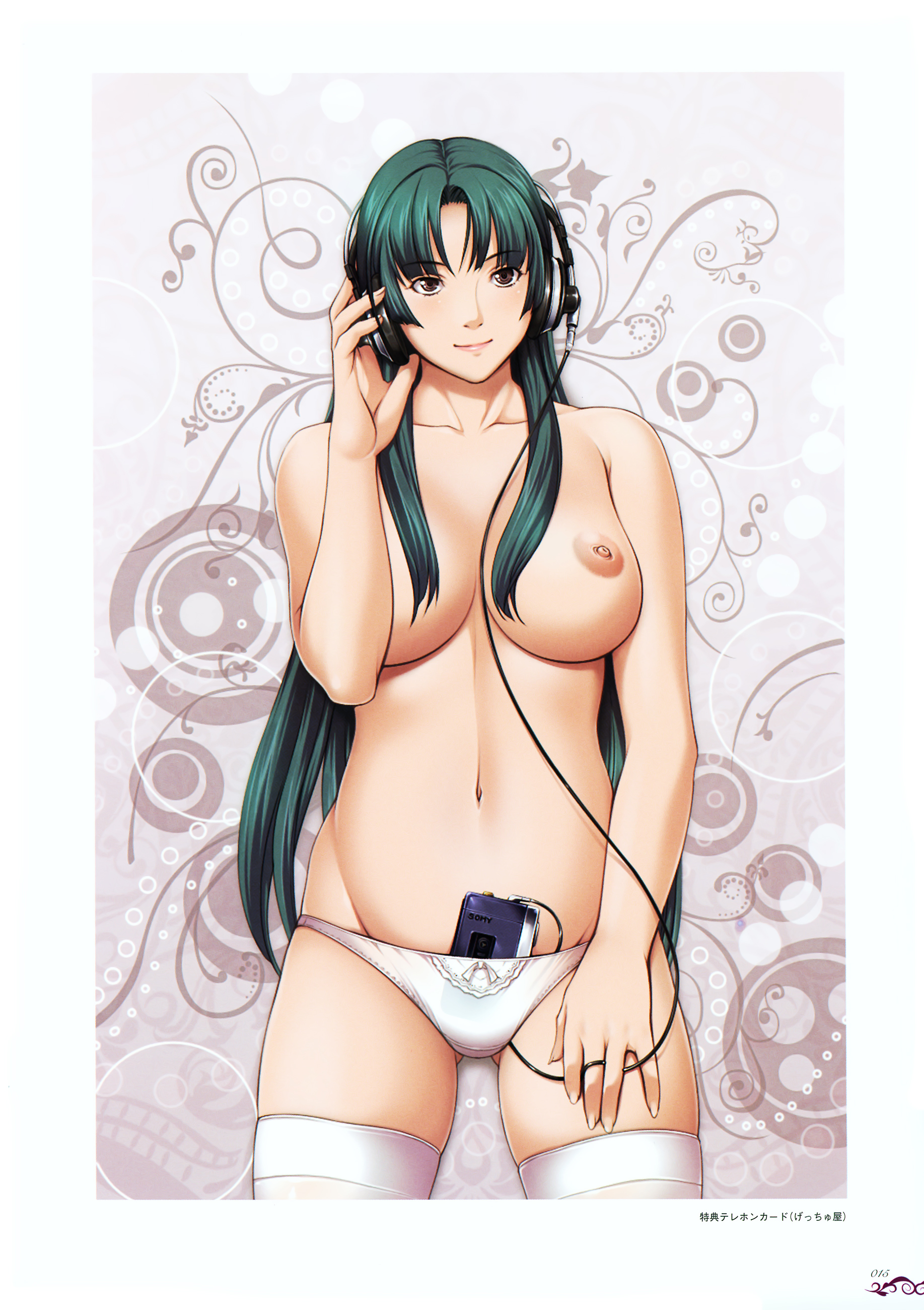 Empress Sei Shoujo Starless Mamiya Marika Headphones Nipples Pantsu Thighhighs Topless